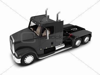 Bigtruck isolated front view