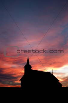 Church during Sunset