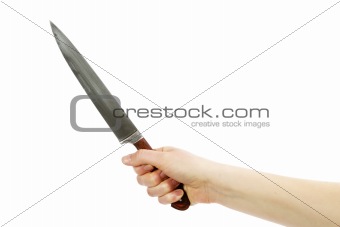 Large Knife in Hand
