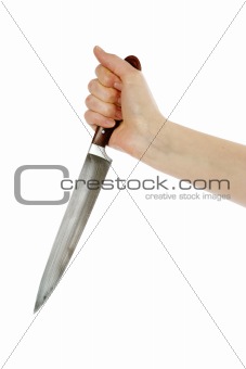 Large Knife in Hand