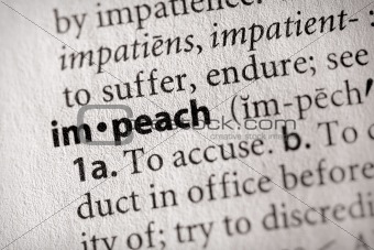 Dictionary Series - Politics: impeach