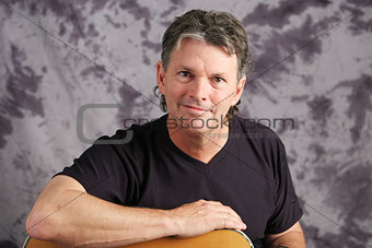 Portrait of Mature Musician