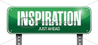 inspiration road sign illustration