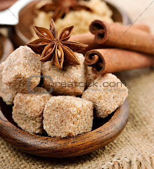  Brown Cane Sugar,Cinnamon And Anise Star