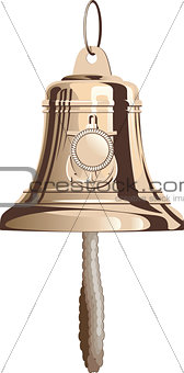 Classical marine brass bell