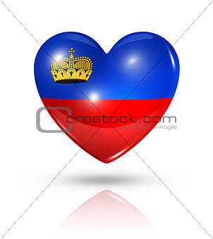 Love Liechtenstein, heart flag icon