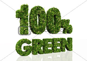 one hundred percent green