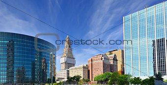 Downtown Hartford, Connecticut Skyline