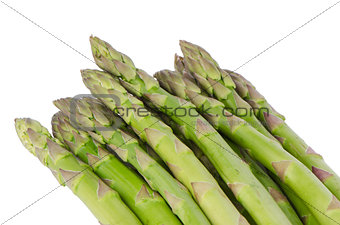 Bunch of green asparagus 