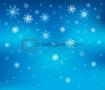 Snowflake theme background 2
