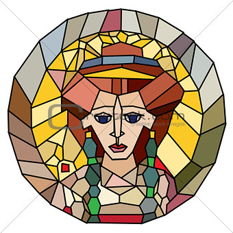 stained glass empress