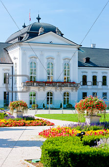 Presidential residence in Grassalkovich Palace, Bratislava, Slov