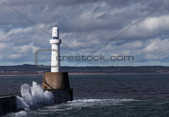 Aberdeen dock lighthouse