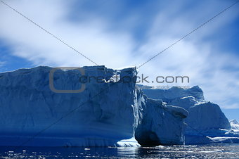 Antarctica, icebergs