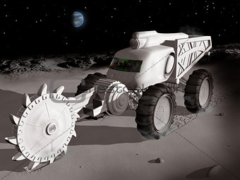 Mining on the moon