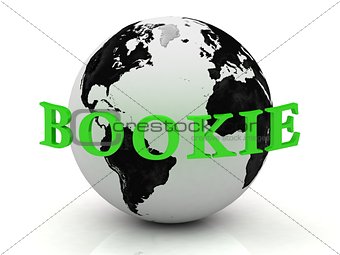 BOOKIE abstraction inscription around earth 
