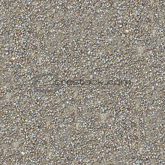 Seamless Texture of Gravel Country Road.