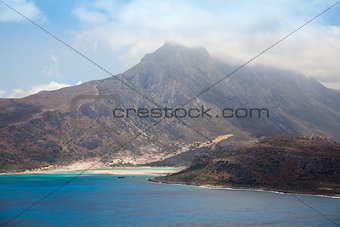 Beautiful view of Gramvousa island 