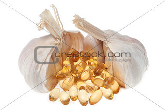 Garlic oil capsule