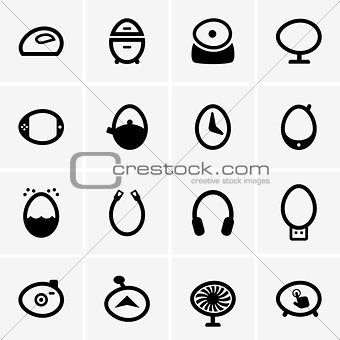Easter egg icons