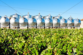fermentation tanks, Begadan, Bordeaux Region, France