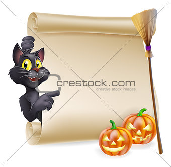 Halloween Scroll Sign
