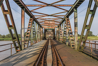 Bridge Friesenbrucke near Weener in Germany