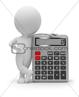 3d small people - calculator