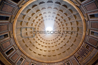 Inside the Pantheon, Rome, Italy