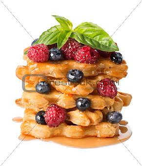 Pyramid of puff pastry