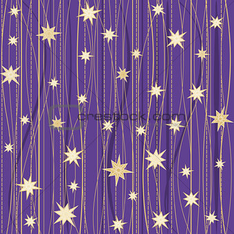 Stripy pattern with stars