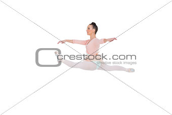 Beautiful ballerina doing the splits