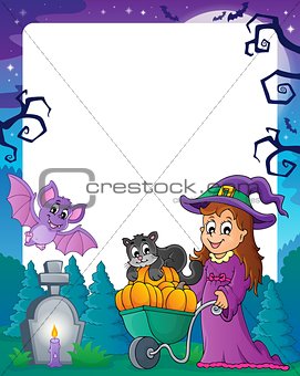 Halloween theme frame 4