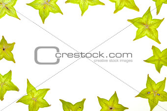 Starfruit (carambola) background