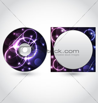 Cd disk packing design template