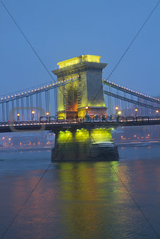 Chain Bridge pillar, Budapest