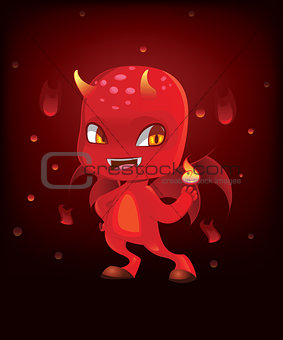Cute Scary Devil