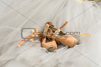 Tutu with ballet shoes