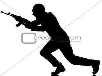 army soldier man on assault