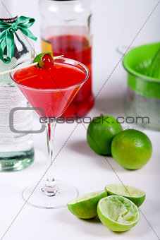 Red cocktail