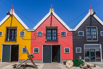 Colorful houses of Zoutkamp