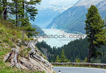  View to Gepatsch-Stausee lake  (Austria)