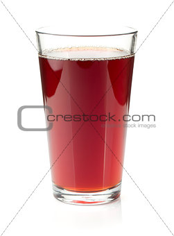 Pomegranate juice in a glass