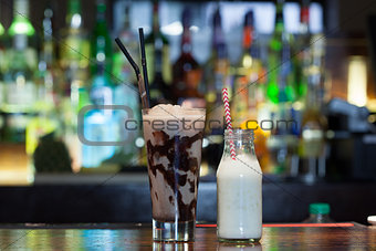Close up on mouth watering drinks