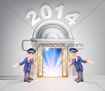 New Year Door 2014 and Doormen