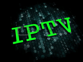 IPTV . Information Technology Concept.