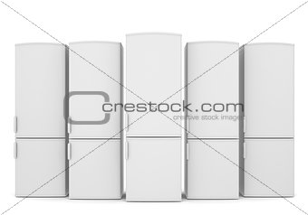 White refrigerators
