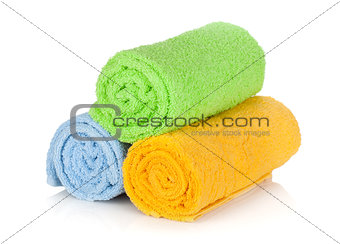 Multicolored towels