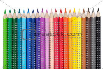 Various colorful pencils