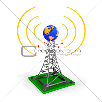 Abstract wireless tower
